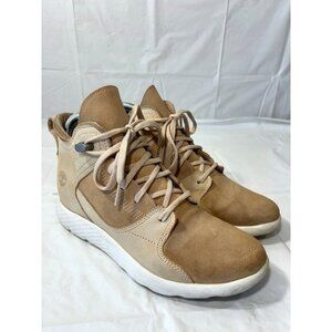 Timberland Flyroam Tan Leather Suede Hiking Sneaker Womens Size 7.5